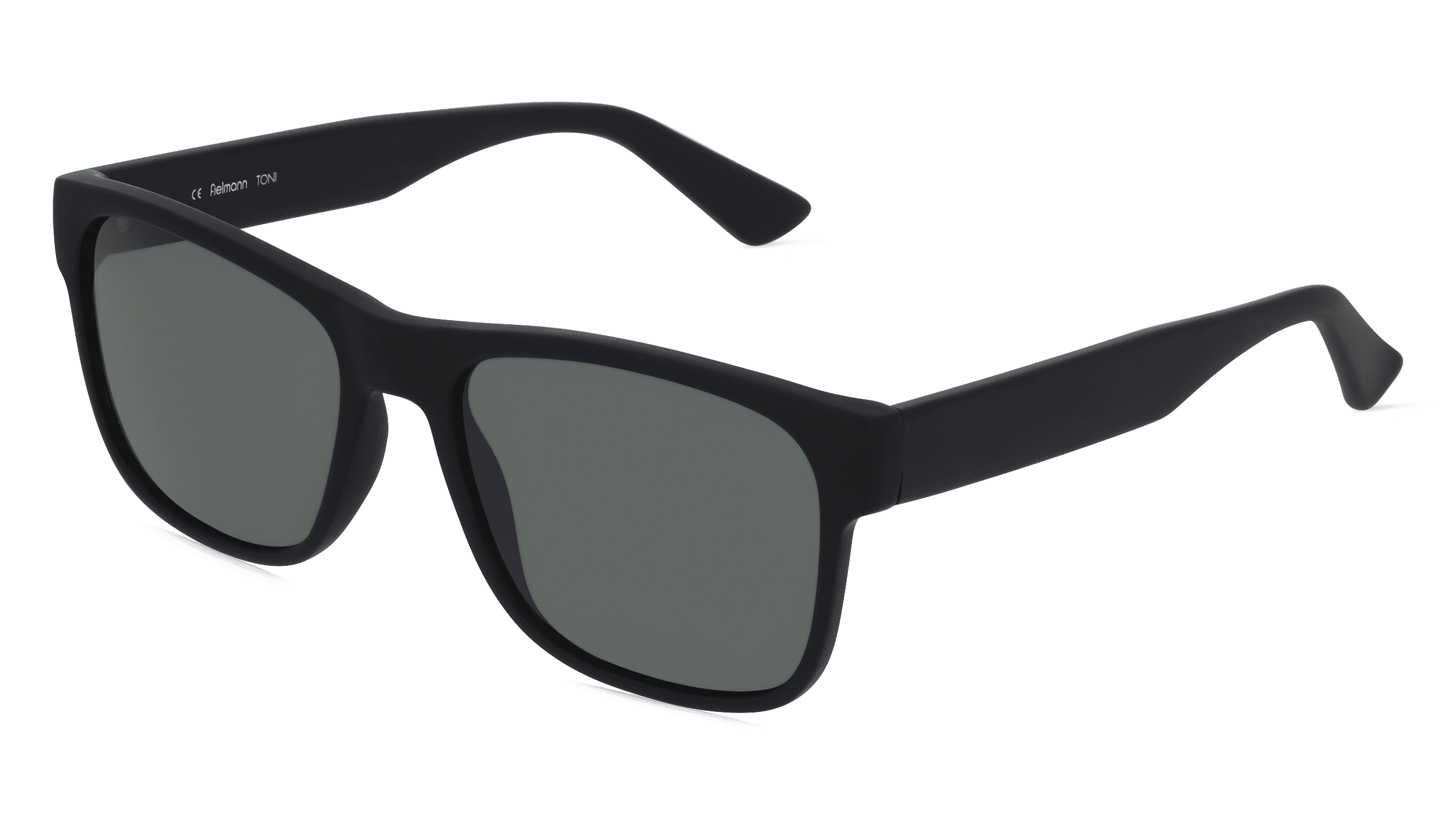 Fielmann OU 039 SUN CL TONI Mannen Zonnebril, zwart mat
