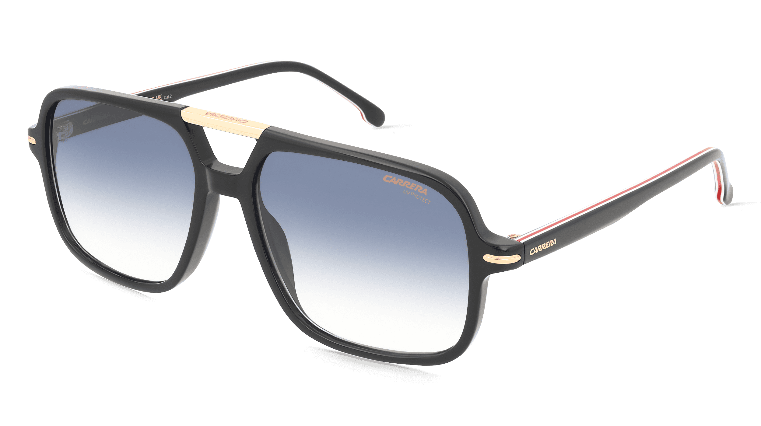 Carrera CARRERA 350/S Mannen Zonnebril, zwart goud