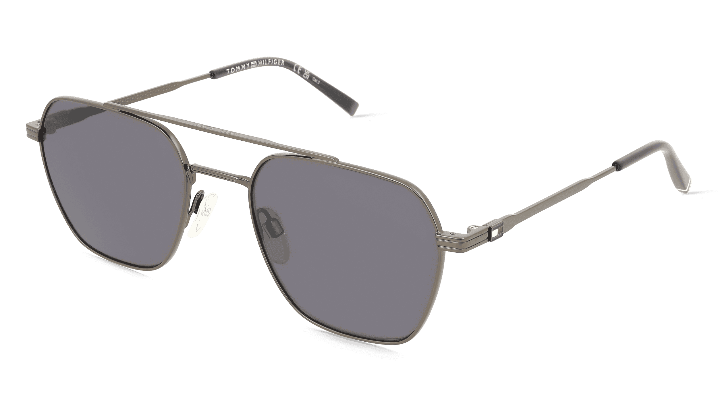 Tommy Hilfiger TH 2192/S Mannen Zonnebril, Ruthenium zwart