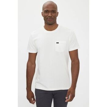 Lee T-shirt  112320042 POCKET TEE-ECRU
