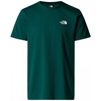 The North Face T-shirt  NF0A87NG M SS SIMPLE DOME-1K11 HUNTER GREEN