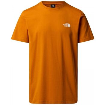The North Face T-shirt  NF0A87NG M SS SIMPLE DOME-BRO1 AGATE ORANGE