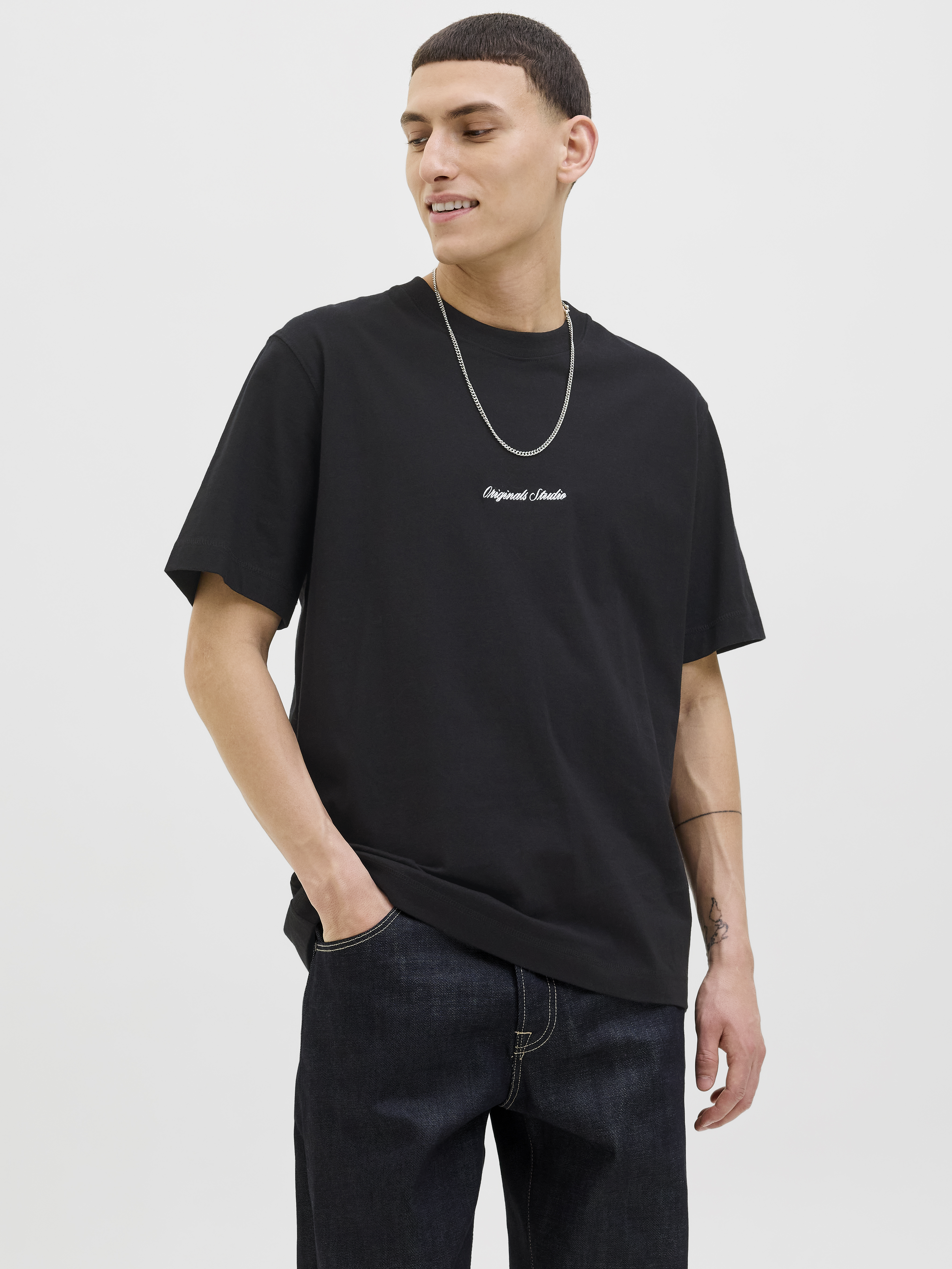 Jack & Jones Jornorrebro emb tee ss crew neck no