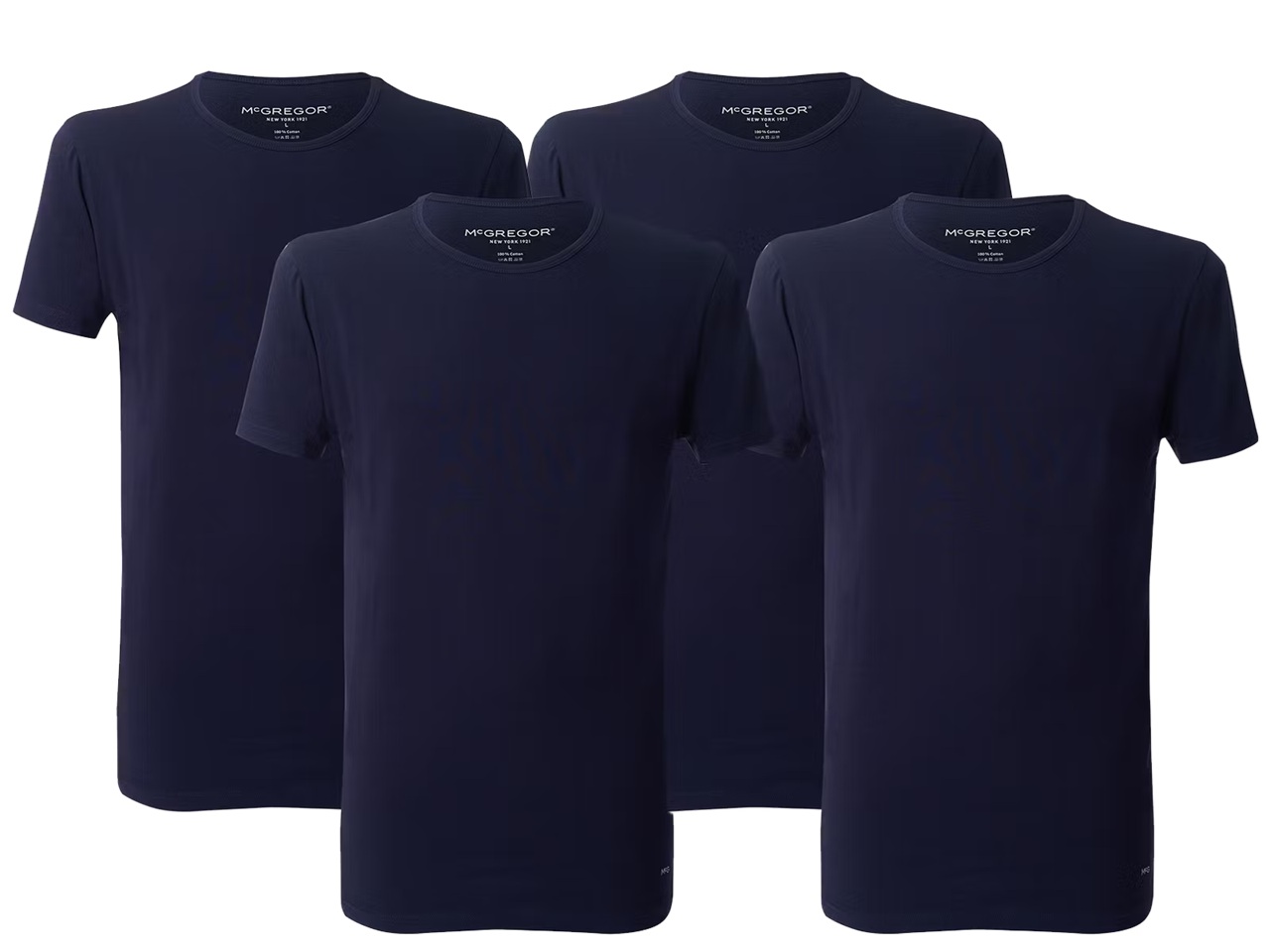 McGregor Premium stretch t-shirt 4-pack o-neck
