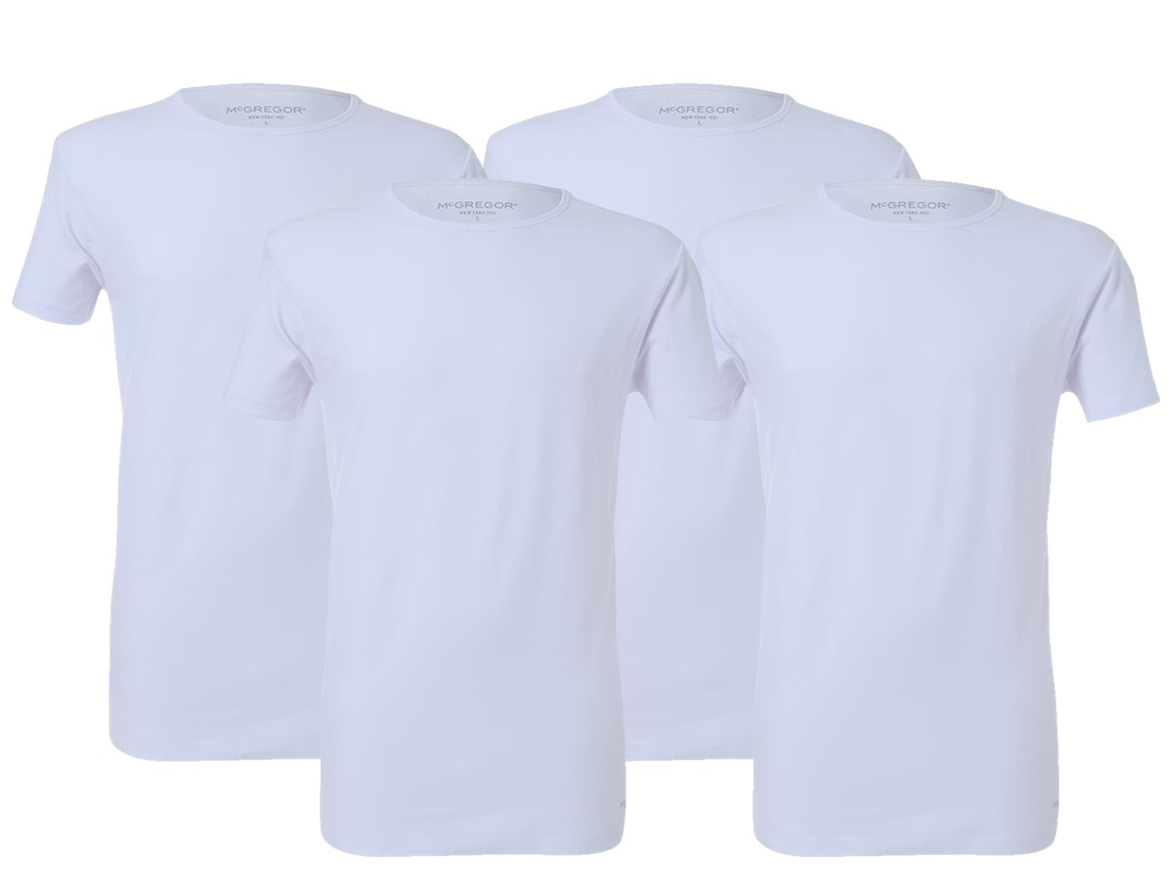 McGregor Premium stretch t-shirt 4-pack o-neck
