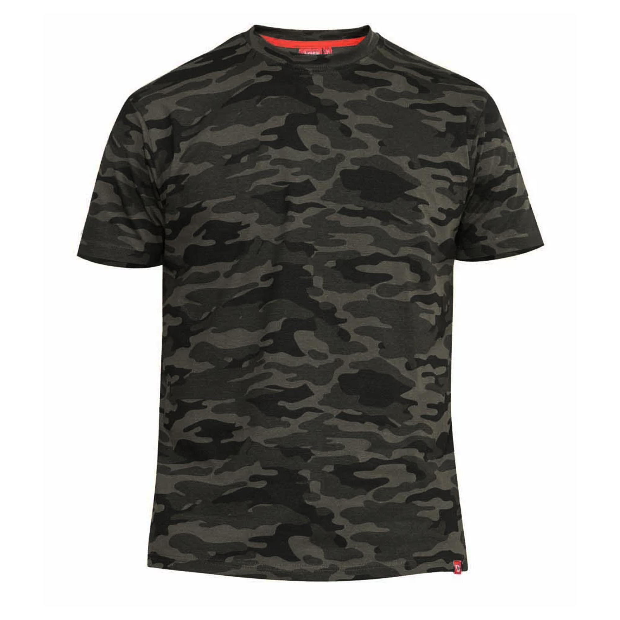 Duke Heren D555 Gaston Camouflage Kingsize T-shirt 4XL transparant witte kleur