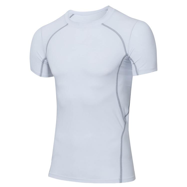 YOUNAXIN Fitness-T-shirts voor heren Panty Hardlopen Fietsen Bodybuilding Korte mouw Training Joggen Sportshirt Buiten Tops L