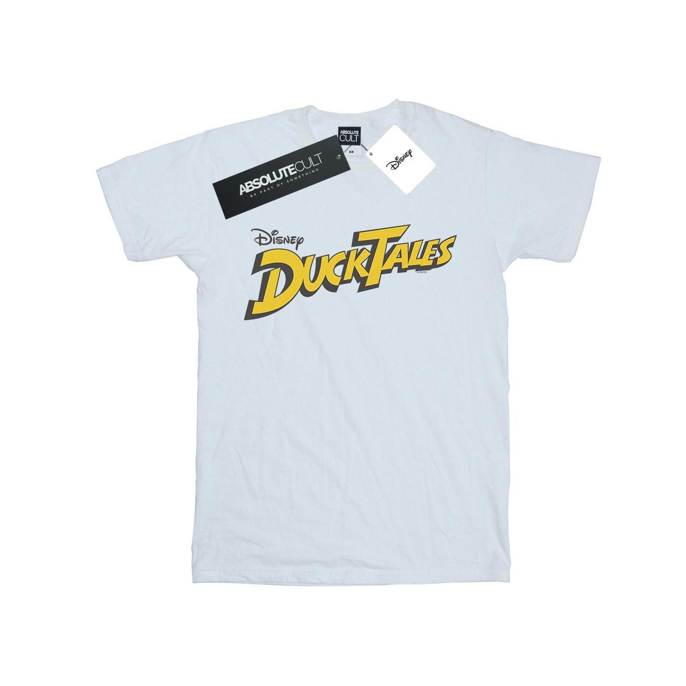 Disney Heren Duck Tales Logo T-shirt XXL wit