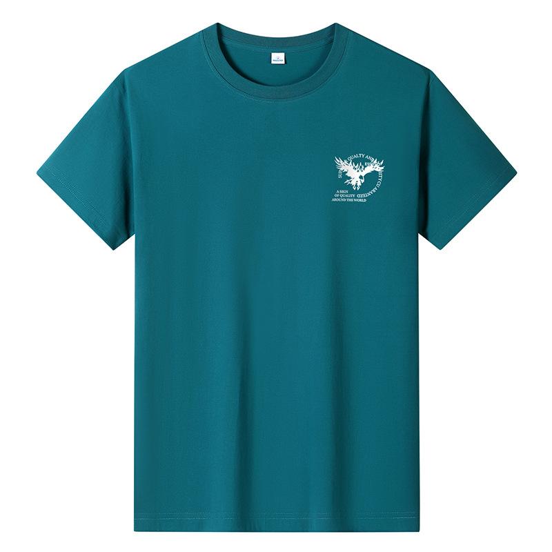 Bistrota Groot formaat puur katoenen heren T-shirt met korte mouwen voor jongens 6XL