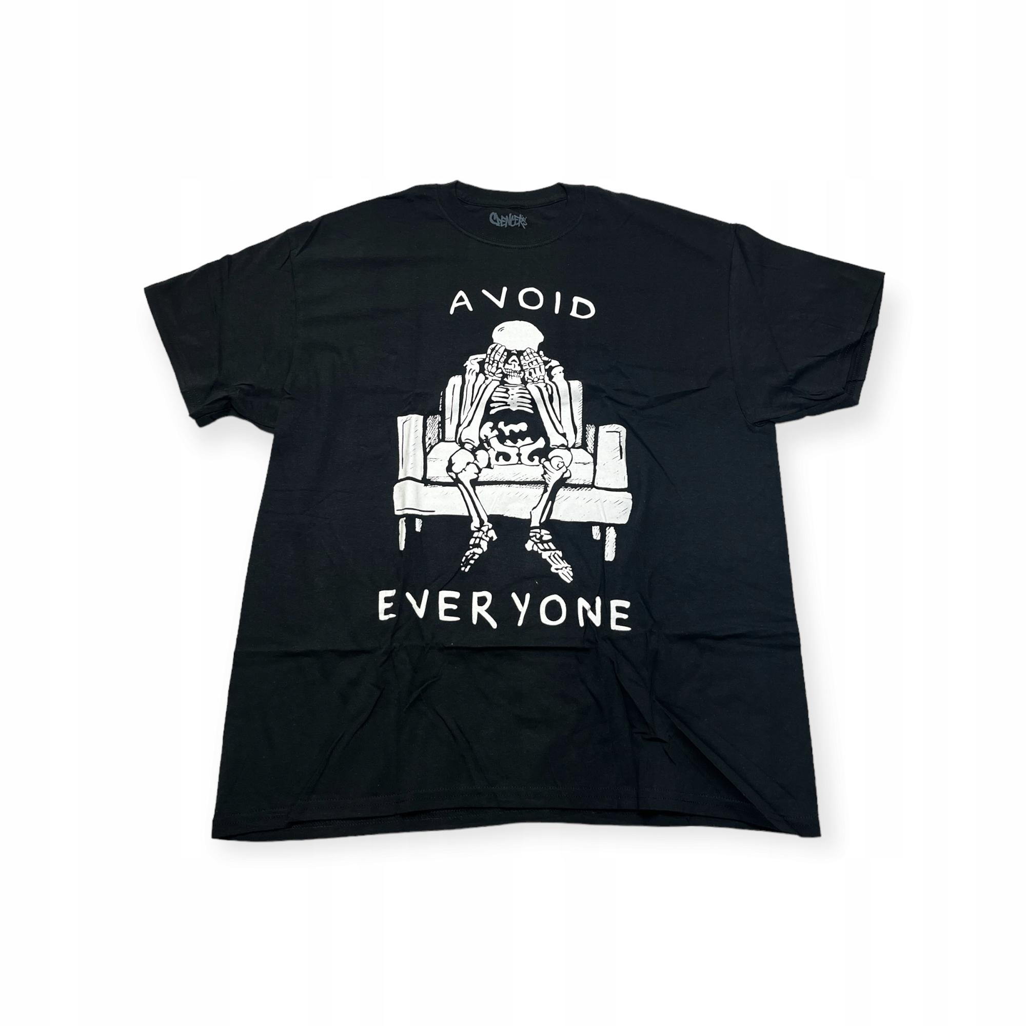 Outletup-clothes Koszulka T-shirt męski okrągły dekolt SPENCER'S NADRUK XL