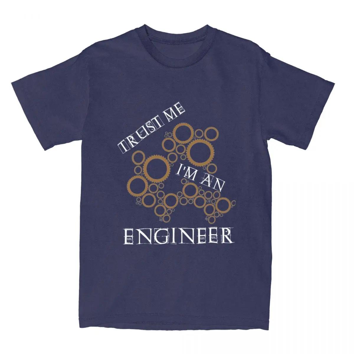 Enter Boutique Sports Clothing Collection Heren T-shirt Vertrouw me Ik ben een ingenieur Grappige T-shirts Zomer T-shirt Vintage Casual Katoenen Tops 3XL