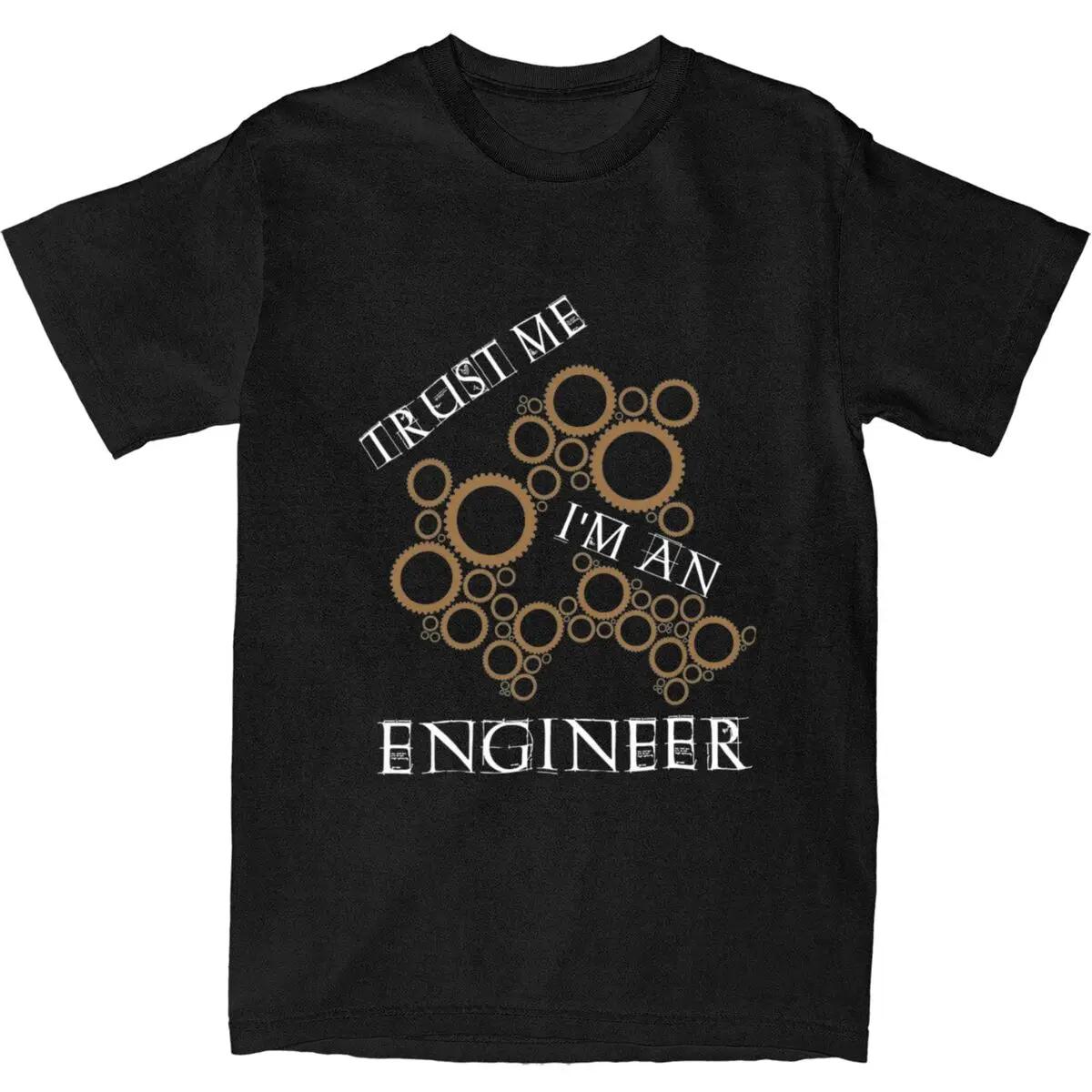 Hoodie Suit Clothing Heren T-shirt Vertrouw me Ik ben een ingenieur Grappige T-shirts Zomer T-shirt Vintage Casual Katoenen Tops XL