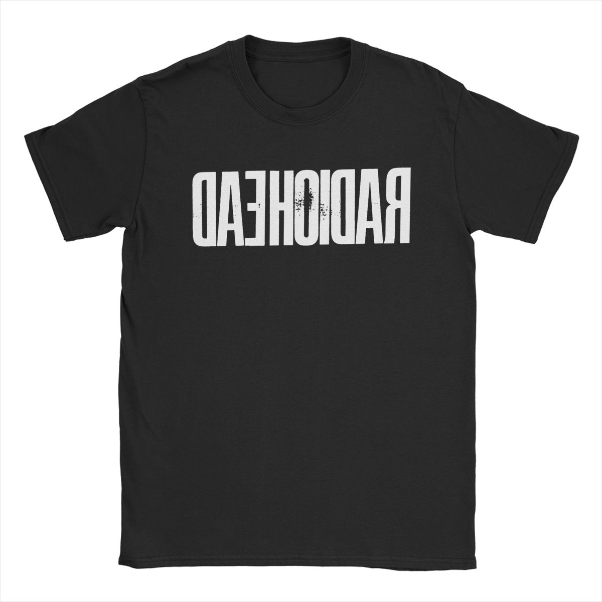 Comfortable season Men's Radiohead T Shirt Cotton Clothing Vintage Short Sleeve Crew Neck Tees Adult T-Shirt L zwart