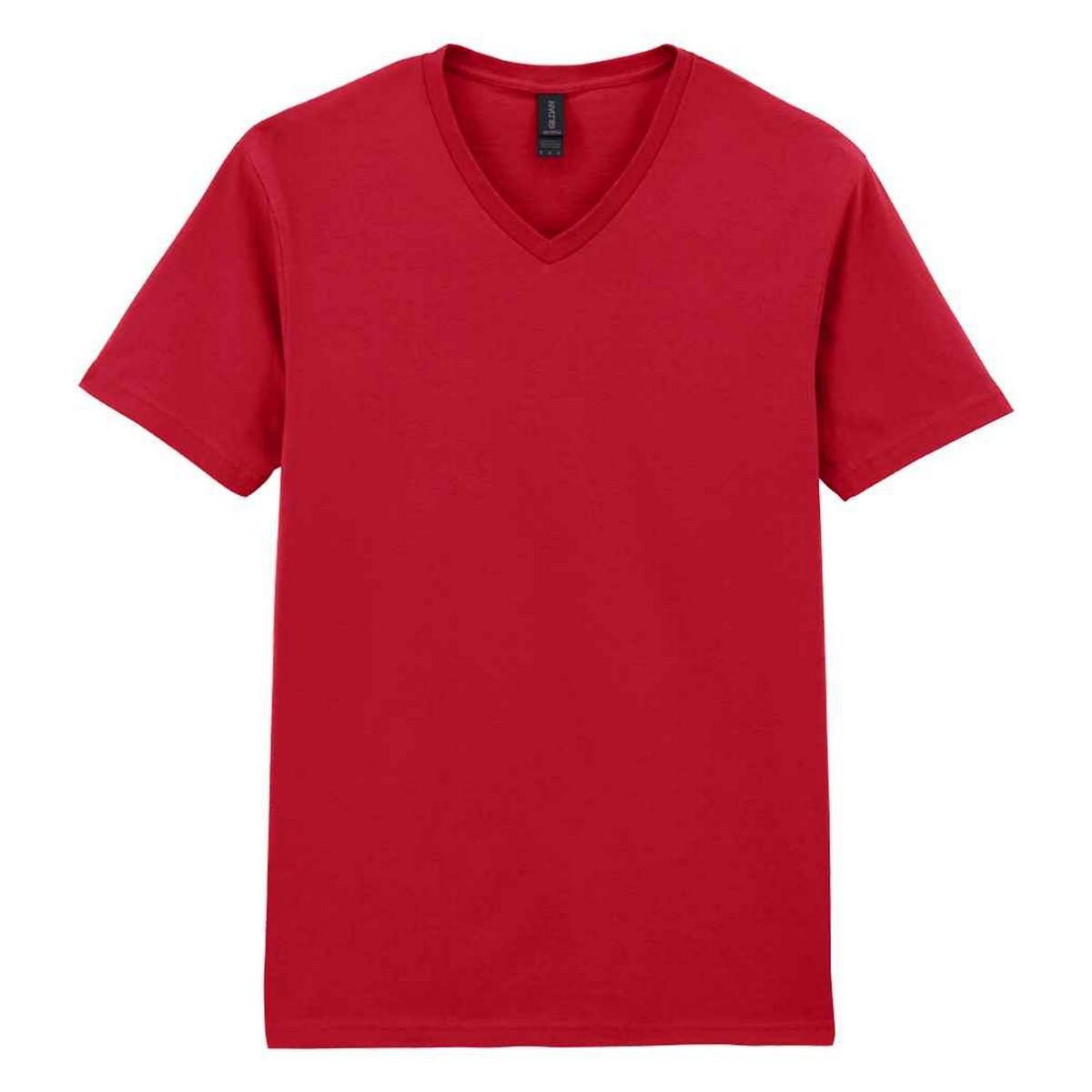 Gildan Heren Softstyle T-shirt met V-hals XXL