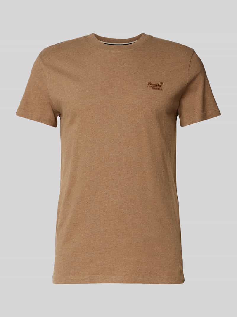 Superdry Shirt met ronde hals ESSENTIAL LOGO EMB TEE