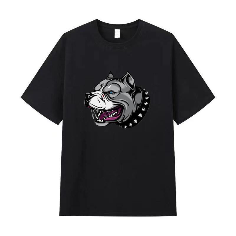 Nomi Zomer Heren T-shirt Hoge Kwaliteit Katoen Korte Mouwen Print T-shirt Dames T-shirt Mode Sport Shirt Casual Jogging Top S zwart