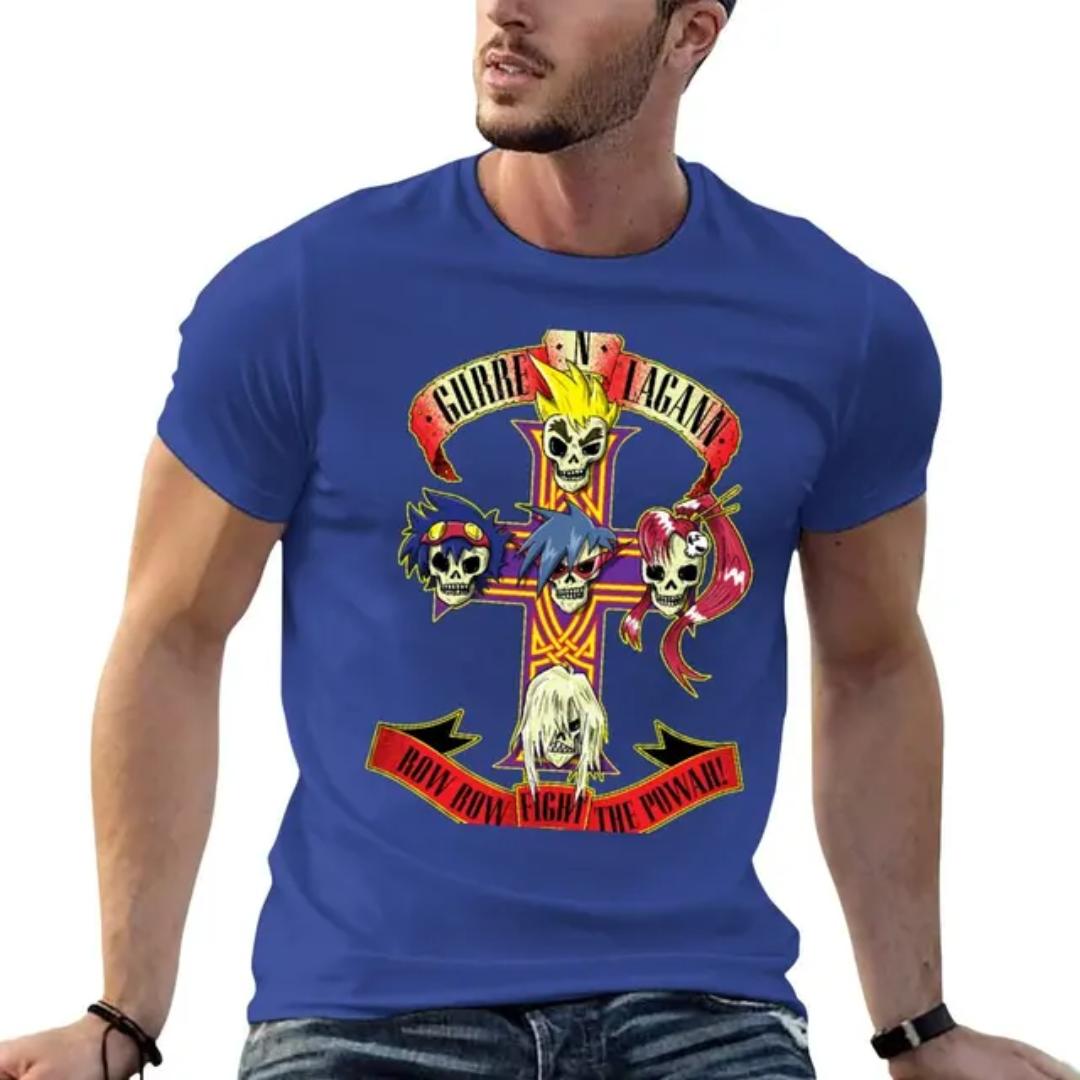 Kukebang 3D-print T-shirt sweatshirt zwaar voor heren Oversized t-shirt met korte mouwen 6XL