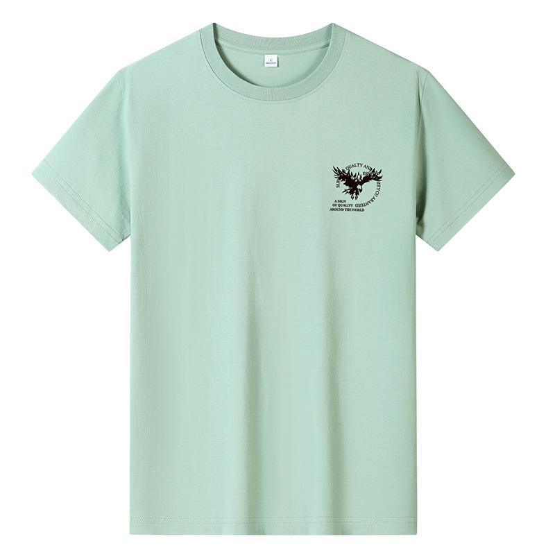 Bistrota Groot formaat puur katoenen heren T-shirt met korte mouwen voor jongens 6XL
