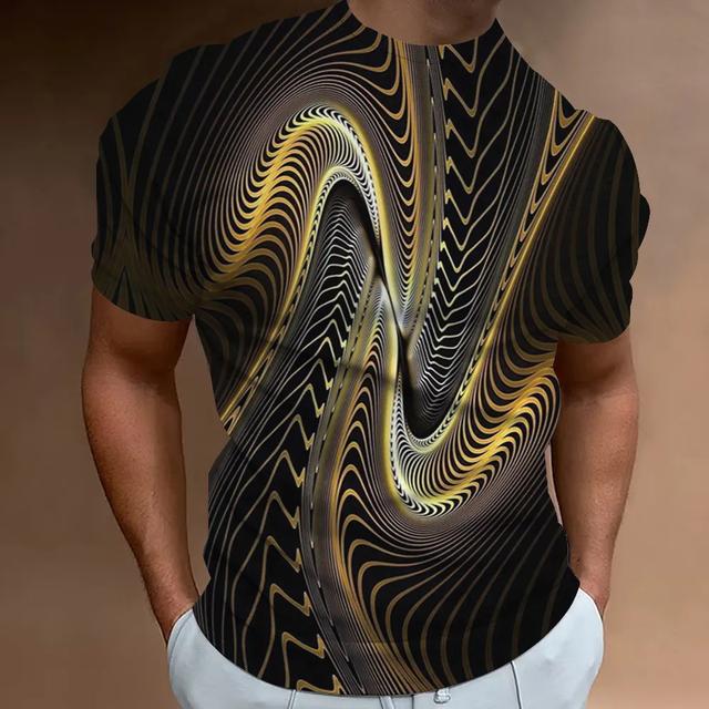 ETST 07 T-Shirts For Men Casual 3D Abstract Print Short Sleeve Tops Fashion O-neck Prints Graph Tees Y2k Oversized Men's Clothing Tshirt 4XL