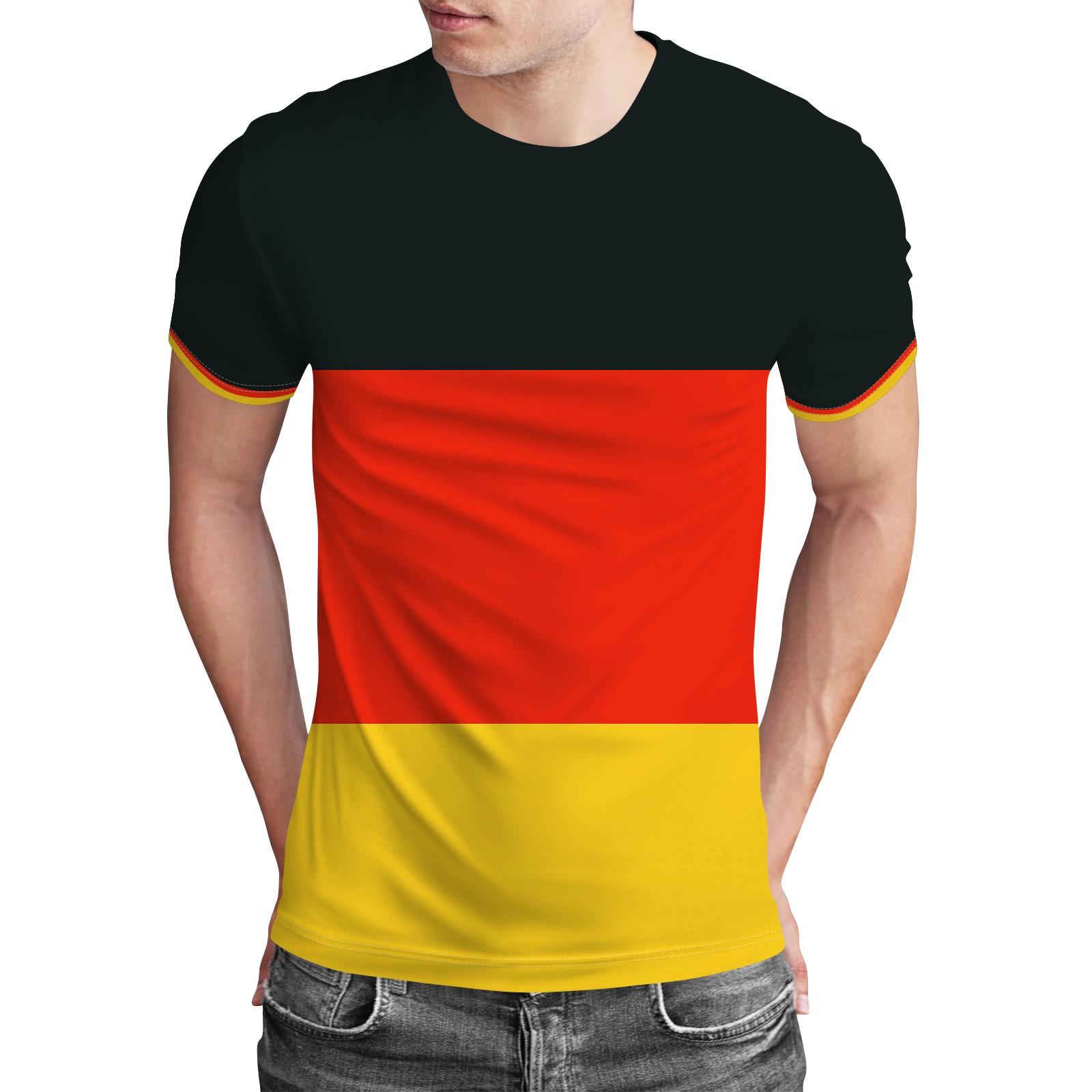 Automobiles11 Heren Duitsland Bedrukt T-shirt Heren Losse Casual Korte Mouw Top XL