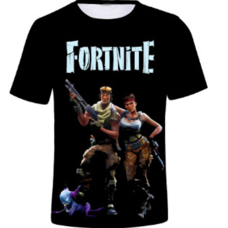 Baibao QIQI Polyester Snel drogend Fortnite Fashion Heren Zomer Casual Comfortabel Snel drogend Ademend Kinder T-shirt XXS-6XL S