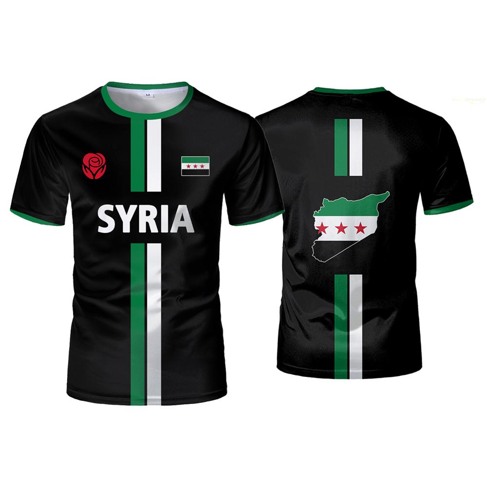 Kukebang Football Jersey Men's Sports T Shirt National Emblem 3D Print Street Loose Unisex Casual Tops M