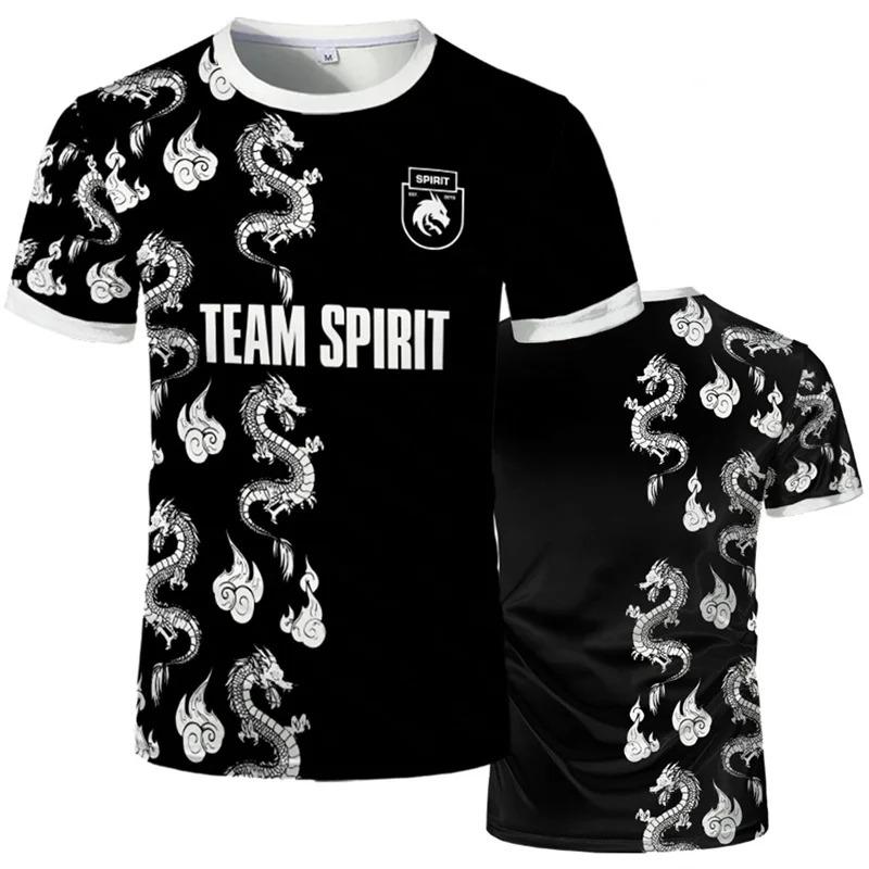 Bobby4 2024 Nieuwe Team Spirit Truien Mode Game Esports Speler Donk Uniform Wedstrijd Kleding Heren Tops 3D Print Jongen T-shirts Fans Tee L