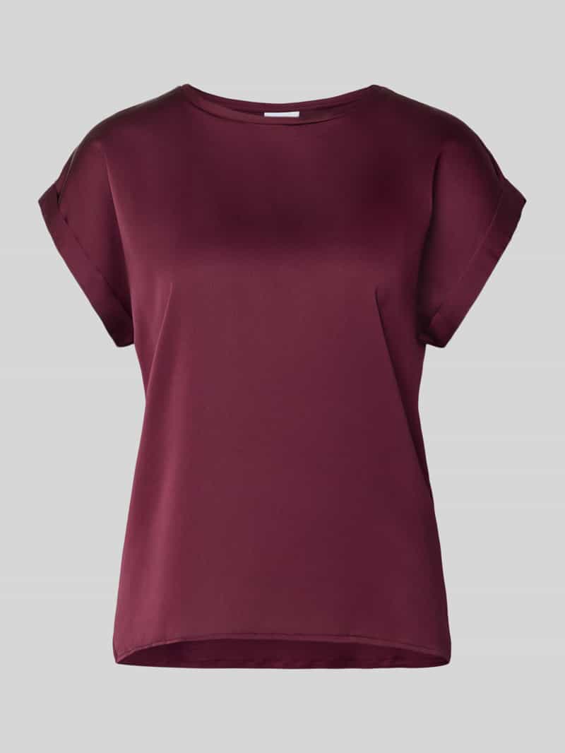 Vila Shirt met korte mouwen VIELLETTE S/S SATIN TOP - NOOS