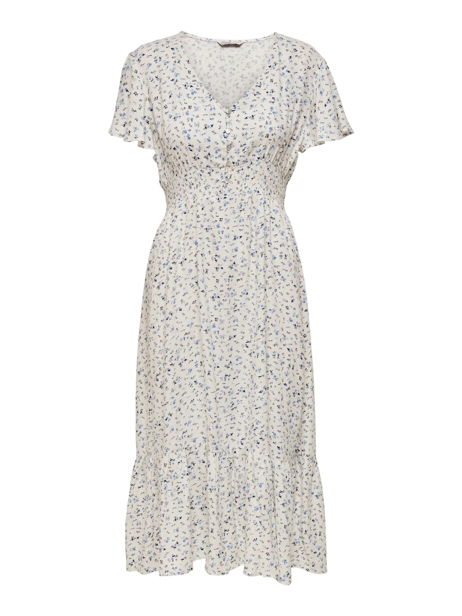 Only Maxi-jurk ONLVIBE LIFE S/L SHIRT LONG DRESS WVN