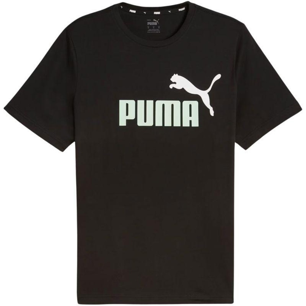 Puma Heren ess+ 2 col logo t-shirt
