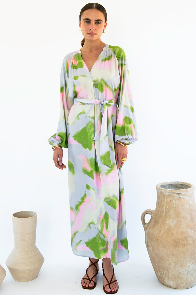 Neu Nomads Damen vegan Kleid Sunita Dreamy Print