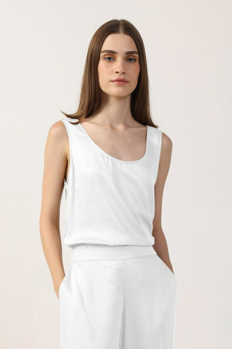 Neu Nomads Damen vegan Tanktop Joelle WeiÃŸ