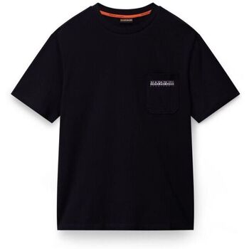 Napapijri T-shirt Korte Mouw  S-FANES NP0A88SE-9411 BLACK BEUTY