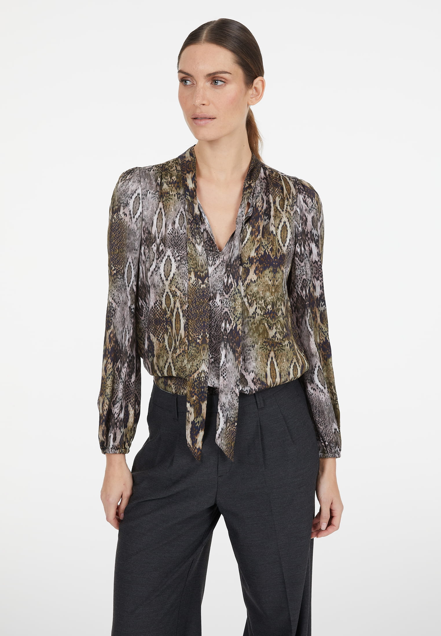 MARC AUREL Bluse mit Snake Print