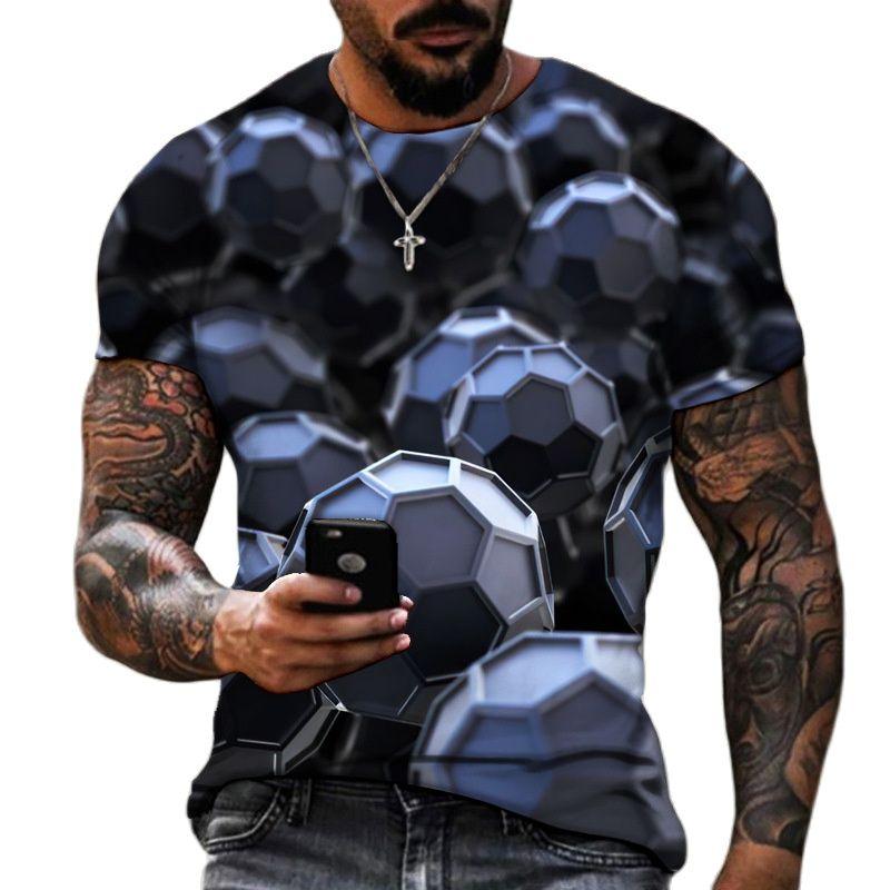 Wengy 2 3D T-shirt Voor Mannen Mode Hip Hop O-hals Korte Mouw Tops Abstract Harajuku Mannen T-shirts Oversized Tees Shirt man Kleding XL