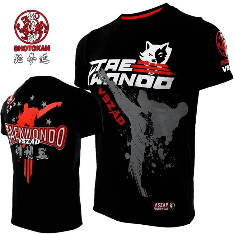 ETST 03 Muay Thai T-shirt voor heren Sport Running T-shirt Heren Gym Fitness Mma Training Shirts Dry Fit Sportkleding Boksen Sneldrogend - T-shirts L