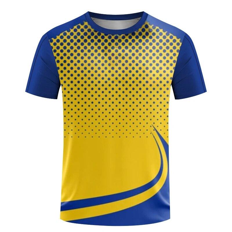 Baibao QIQI Heren T-shirt Korte mouw Sport-T-shirt 3D-printen Aanpasbare teamnaam Logo Kleding Sneldrogend Modieus O-hals Oversized tops XXL