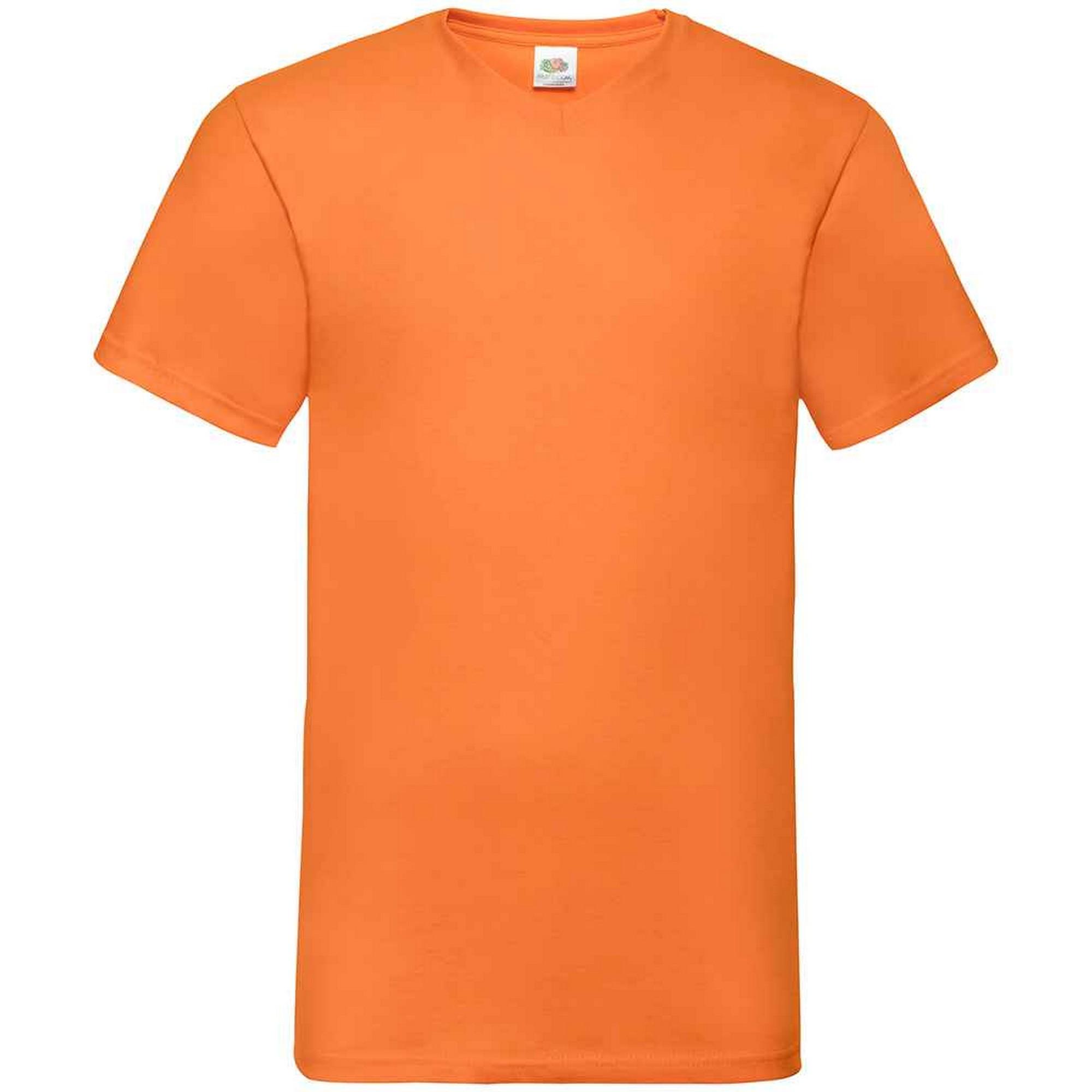 Fruit Of The Loom Mens Value V Neck T-Shirt M