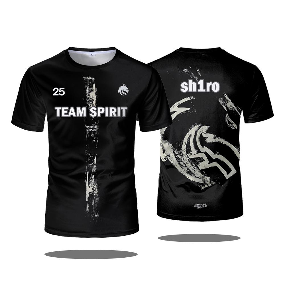 ETST WENDY 005 Team Spirit 2025 Nieuwe Truien CS2 Esports Uniformen Donk T-shirts CSGO Game Trainingskleding Sporttops voor Heren en Dames L