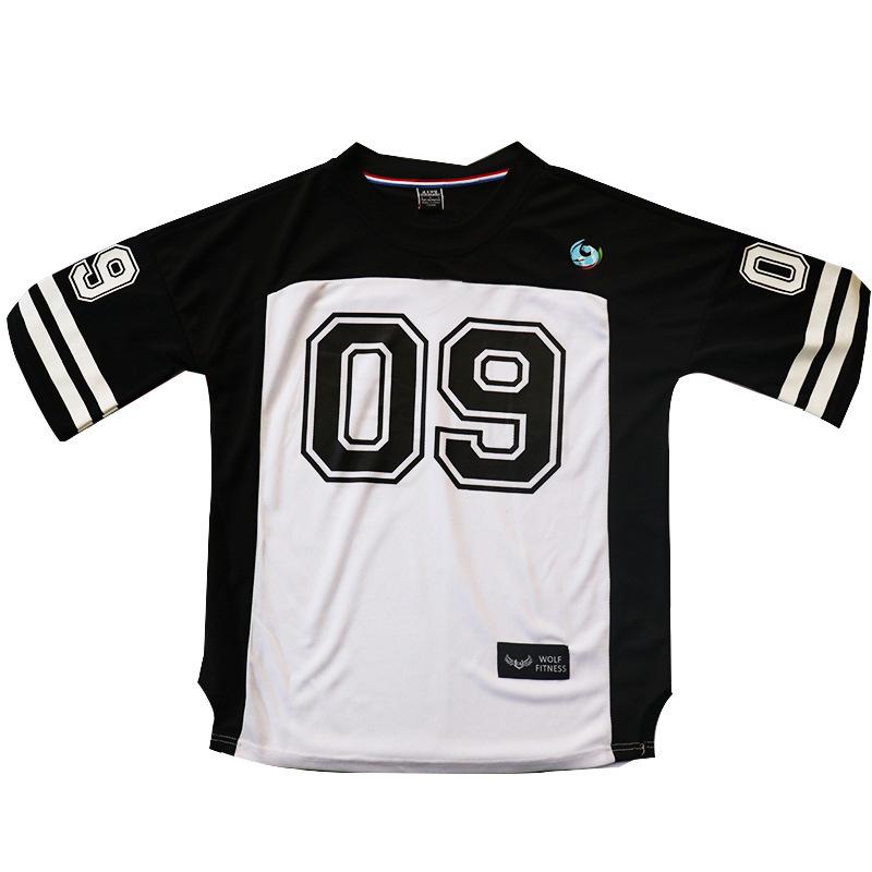 VantaGoods Zomer heren losse snel drogende basketbal T-shirt Medium wit