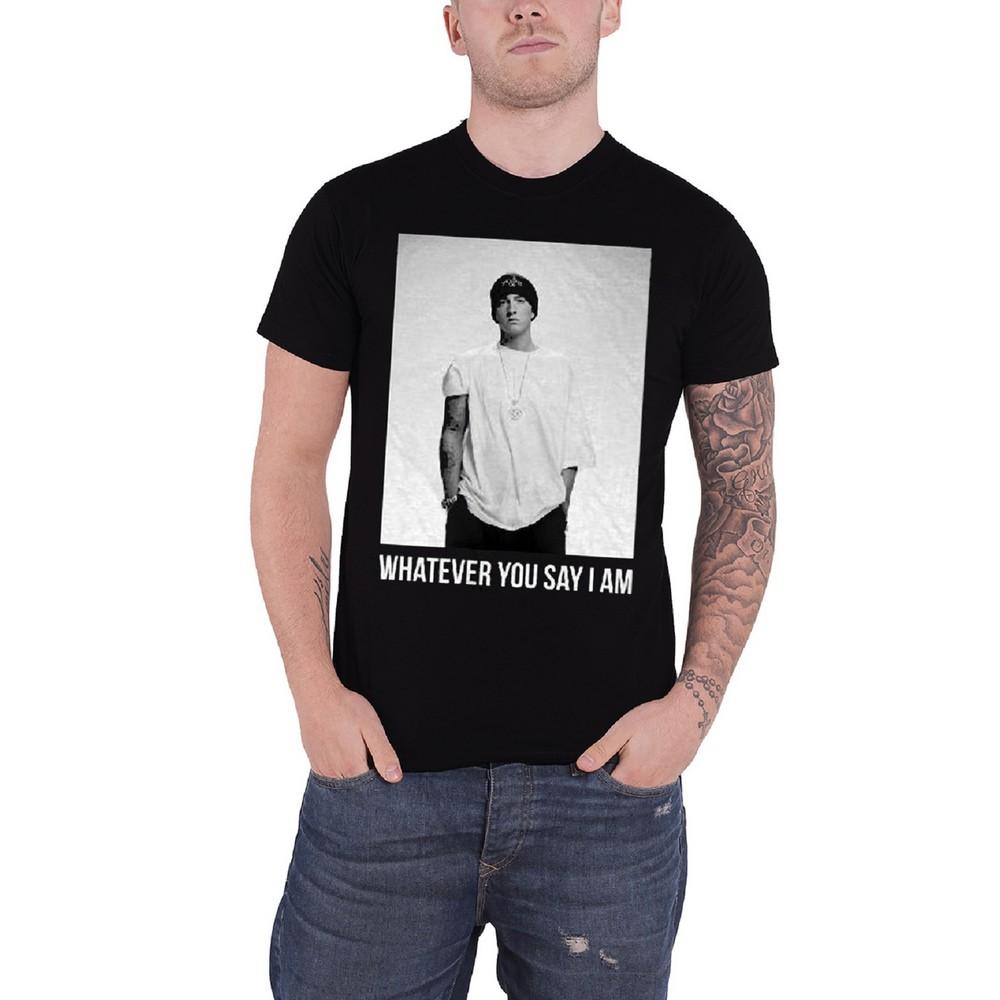 Pertemba FR - Apparel Eminem Unisex volwassene, ongeacht het katoenen T-shirt XL zwart