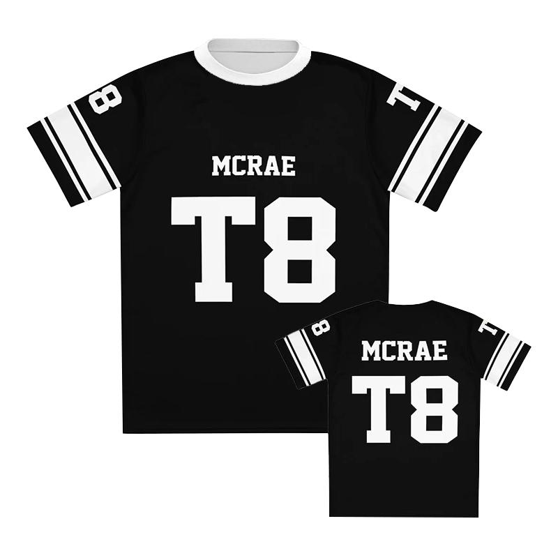 Zengyanqin01 Tate McRae T8 3D-geprinte T-shirts Heren Dames Streetwear Mode Jersey Oversized T-shirt met korte mouwen Kinder T-shirts Tops Herenkleding S