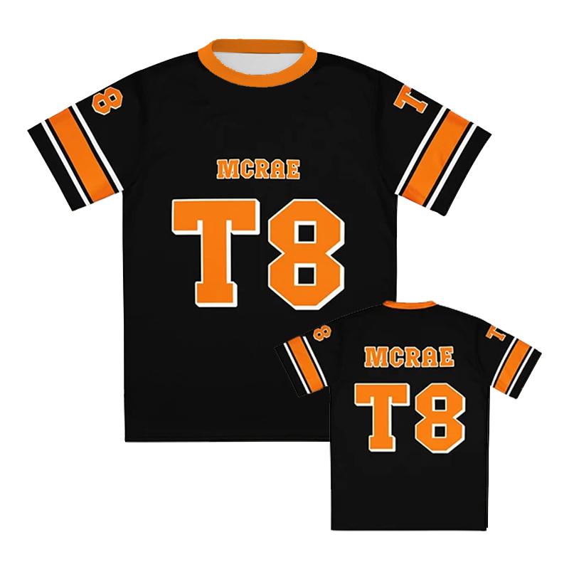 Zengyanqin01 Tate McRae T8 3D-geprinte T-shirts Heren Dames Streetwear Mode Jersey Oversized T-shirt met korte mouwen Kinder T-shirts Tops Herenkleding XS