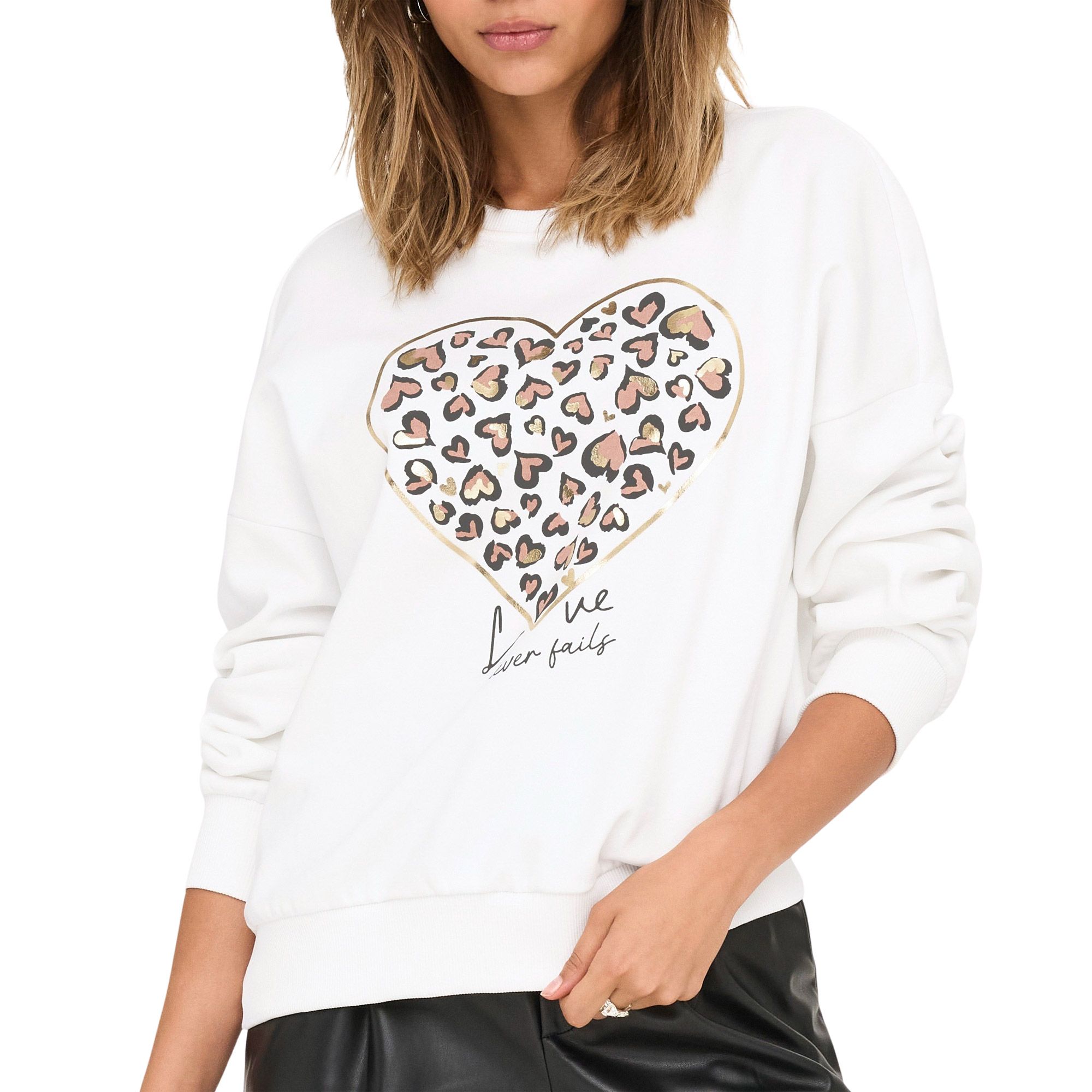 Only Sweatshirt ONLTAMMIE L/S LEO PRINT O-NECK SWT
