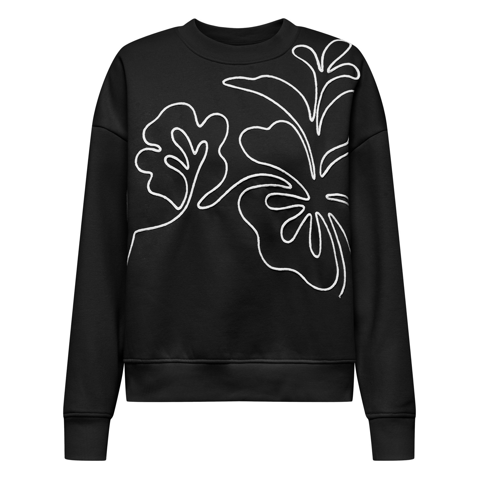JDY Sweatshirt CANOA L/S EMB SWEAT JRS NOOS