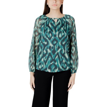 Street One Blouse  Chiffon roundneckblouse w slit 345532