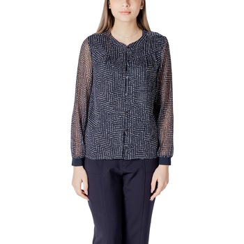 Street One Blouse  Printed chiffon blouse w placket detail 345452