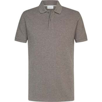 Profuomo T-shirt  Piqué Poloshirt Bruin