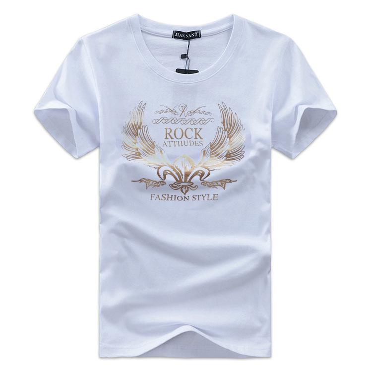 Bistrota Casual katoenen T-shirt met korte mouwen voor heren XL