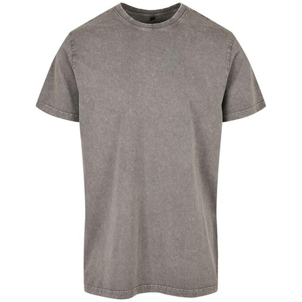 Build Your Brand Heren Acid Wash T-shirt XS